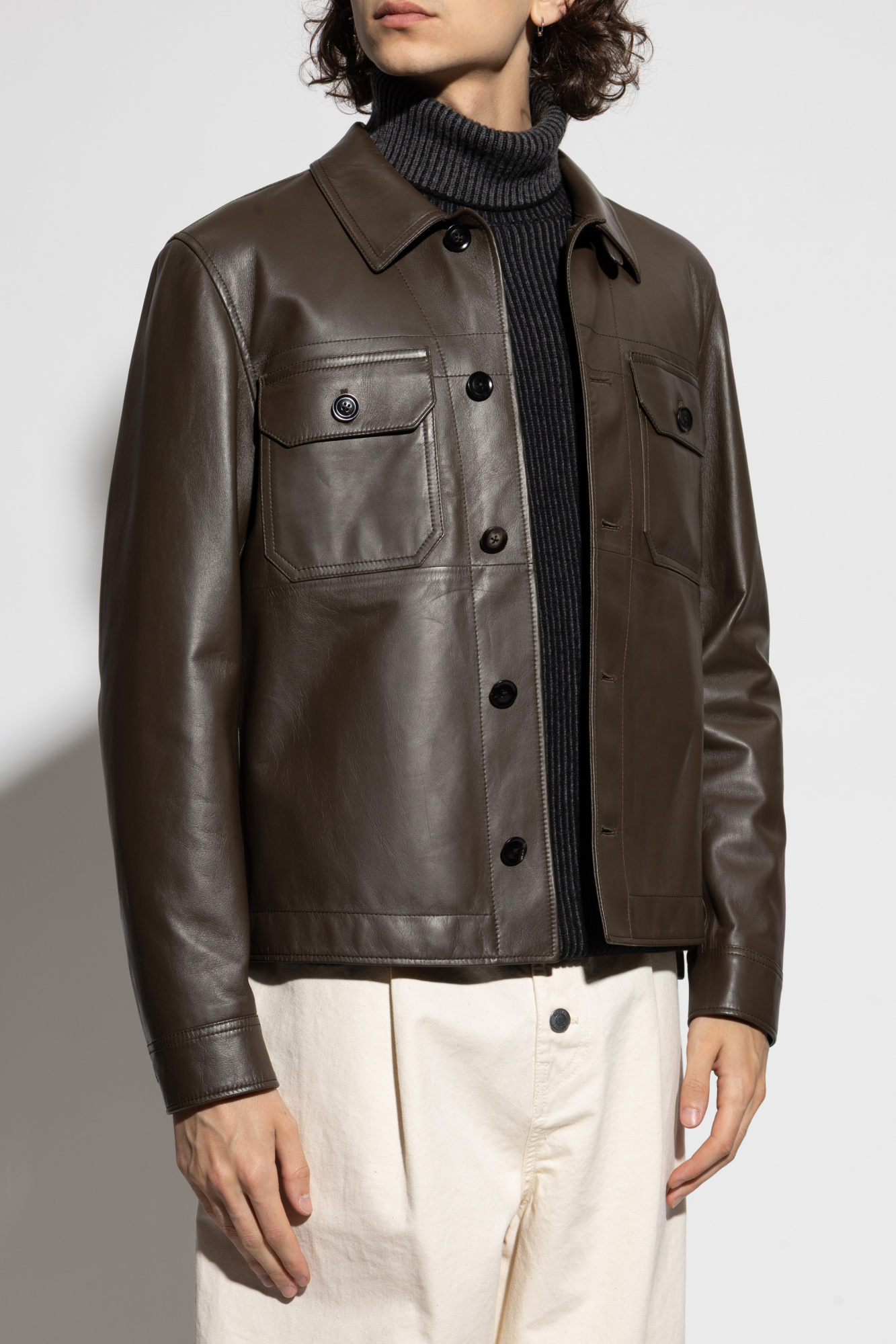 Tom Ford Leather jacket | Men's Clothing | Vitkac